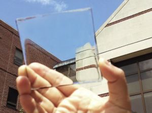 PANEL SOLAR 100% TRASPARENTE